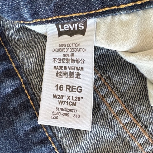Levi's Classic Indigo Straight Jeans - Picture 2 of 7